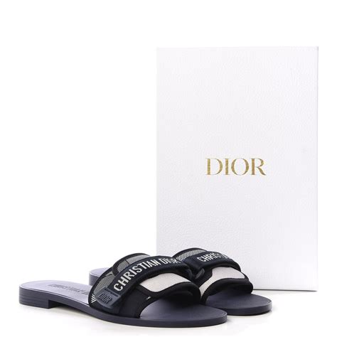 dior deep blue slides|Dior slides women's.